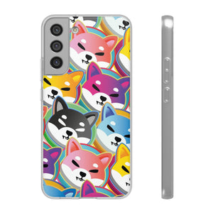 Shiba Inu Pop Art Phone Cases