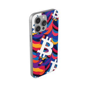 Bitcoin Abstrak Flexi Phone Cases