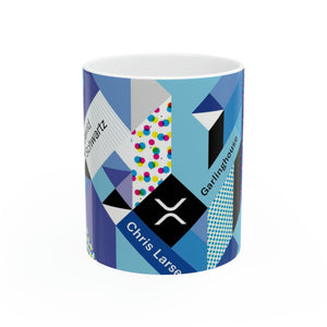 XRP Isometrik Ceramic Mug, 11oz