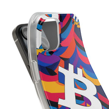 Load image into Gallery viewer, Bitcoin Abstrak Flexi Phone Cases
