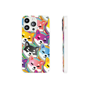 Shiba Inu Pop Art Phone Cases