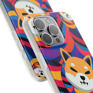 Shiba Inu Abstrak Flexi Cases