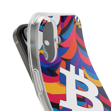 Load image into Gallery viewer, Bitcoin Abstrak Flexi Phone Cases
