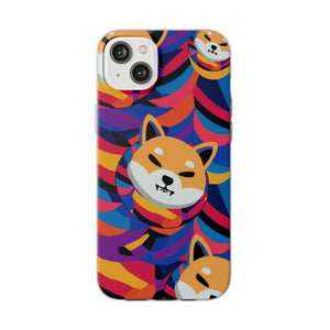 Shiba Inu Abstrak Flexi Cases