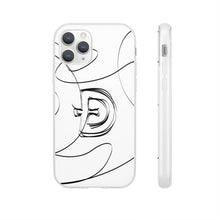 Load image into Gallery viewer, Dogecoin Line Art BW Flexi Cases
