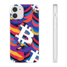 Load image into Gallery viewer, Bitcoin Abstrak Flexi Phone Cases
