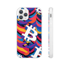 Load image into Gallery viewer, Bitcoin Abstrak Flexi Phone Cases
