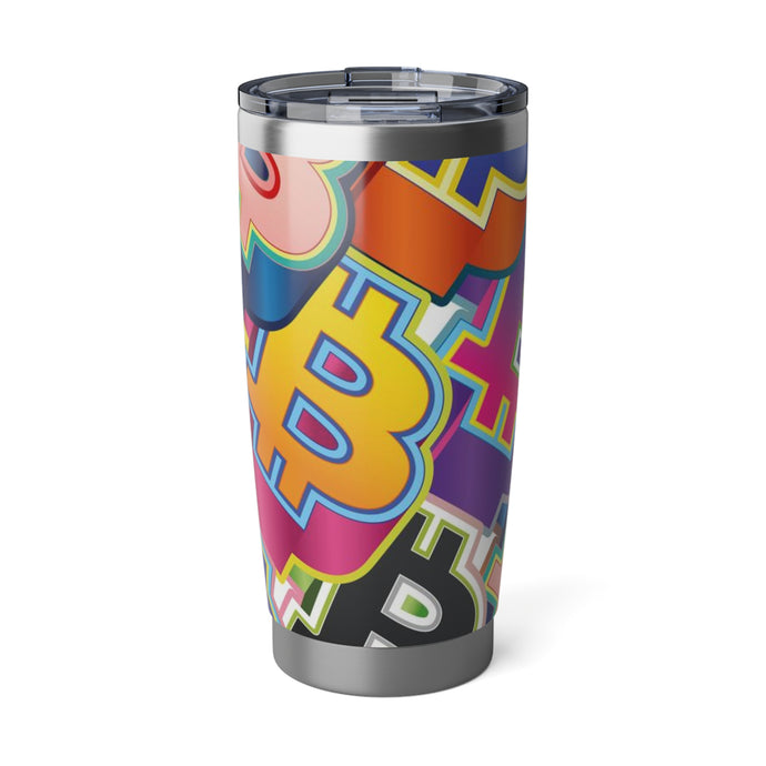 Bitcoin Pop Art Vagabond 20oz Tumbler