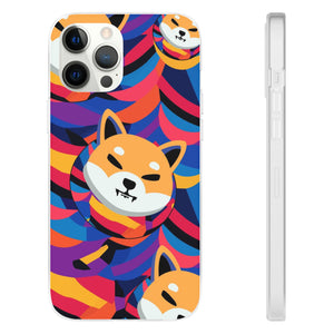 Shiba Inu Abstrak Flexi Cases