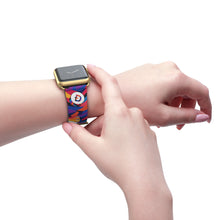 Load image into Gallery viewer, Dogecoin Abstrak Apple Watch Band
