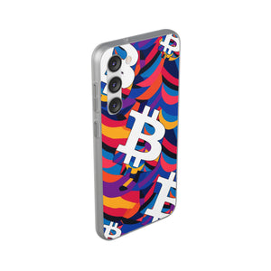 Bitcoin Abstrak Flexi Phone Cases