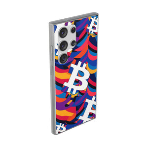 Bitcoin Abstrak Flexi Phone Cases