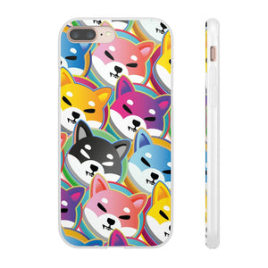 Shiba Inu Pop Art Phone Cases