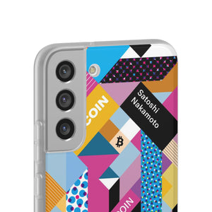 Bitcoin Isometrik Art Phone Cases