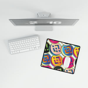 Binance Coin Pop Art Desk Mats