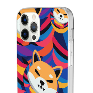 Shiba Inu Abstrak Flexi Cases