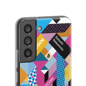 Bitcoin Isometrik Art Phone Cases