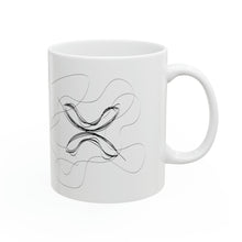 Load image into Gallery viewer, XRP Line Art BW Ceramic Mug, 11oz
