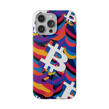 Load image into Gallery viewer, Bitcoin Abstrak Flexi Phone Cases
