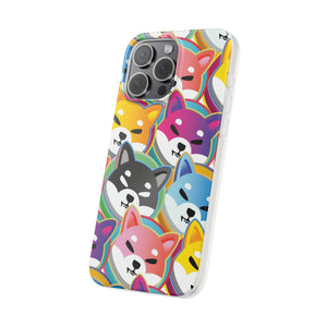 Shiba Inu Pop Art Phone Cases