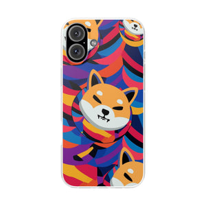 Shiba Inu Abstrak Flexi Cases