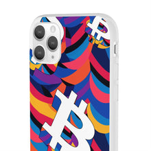 Load image into Gallery viewer, Bitcoin Abstrak Flexi Phone Cases
