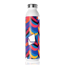 Load image into Gallery viewer, Ethereum Abstrak Slim Water Bottle
