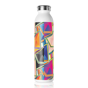 Ethereum Pop Art Slim Water Bottle