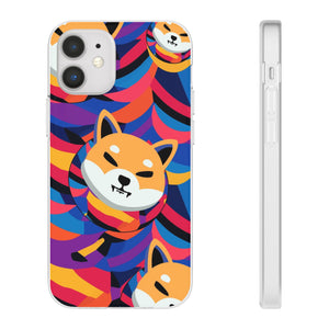 Shiba Inu Abstrak Flexi Cases