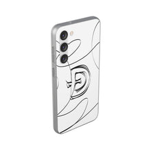 Load image into Gallery viewer, Dogecoin Line Art BW Flexi Cases
