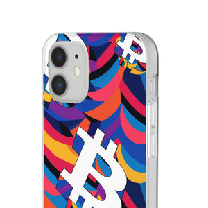 Bitcoin Abstrak Flexi Phone Cases