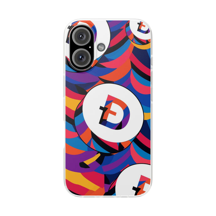 Dogecoin Abstrak Flexi Cases