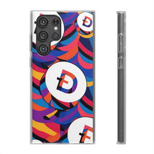 Dogecoin Abstrak Flexi Cases