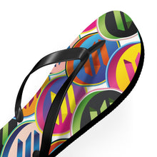 Load image into Gallery viewer, Solana Pop Art Flip Flops
