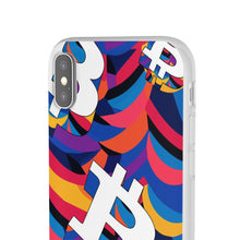 Load image into Gallery viewer, Bitcoin Abstrak Flexi Phone Cases
