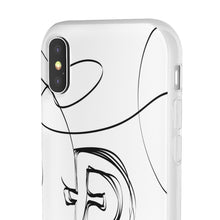 Load image into Gallery viewer, Dogecoin Line Art BW Flexi Cases
