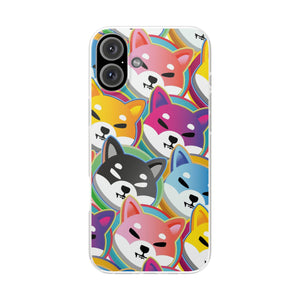 Shiba Inu Pop Art Phone Cases