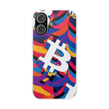 Load image into Gallery viewer, Bitcoin Abstrak Flexi Phone Cases
