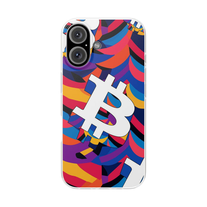 Bitcoin Abstrak Flexi Phone Cases