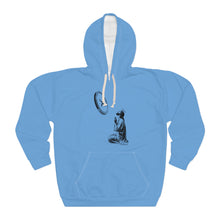 Load image into Gallery viewer, XRP Jesus Unisex Pullover Hoodie (light blue)
