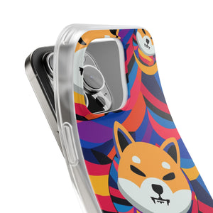 Shiba Inu Abstrak Flexi Cases