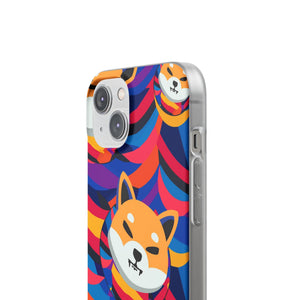 Shiba Inu Abstrak Flexi Cases