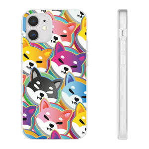 Shiba Inu Pop Art Phone Cases