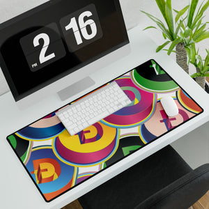 Dogecoin Pop Art Desk Mats