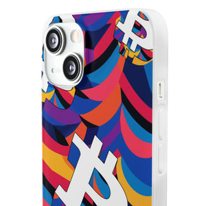 Bitcoin Abstrak Flexi Phone Cases