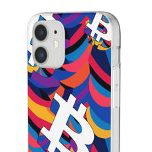 Load image into Gallery viewer, Bitcoin Abstrak Flexi Phone Cases
