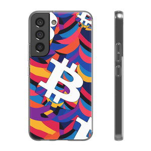 Bitcoin Abstrak Flexi Phone Cases