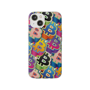 Bitcoin Pop Art Phone Cases