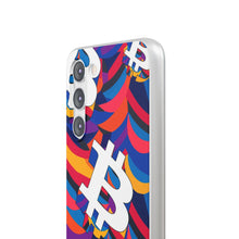 Load image into Gallery viewer, Bitcoin Abstrak Flexi Phone Cases
