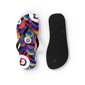 Dogecoin Abstrak Flip Flops